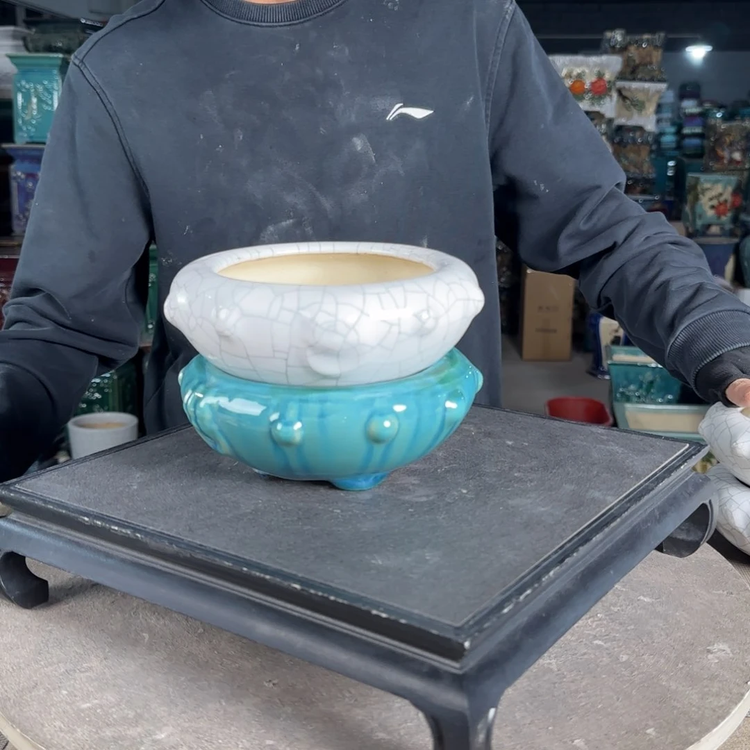 一风堂石湾花盆。微瑕592