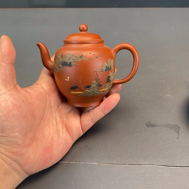 胡***哥茶壶紫砂全手柏原宫灯