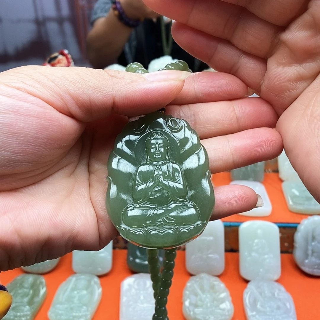和田玉未镶嵌颈饰君****活