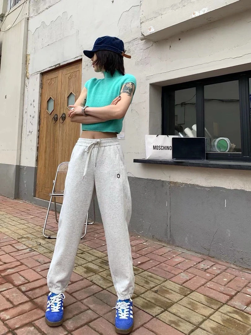 六六松紧口春款韩版休闲新款卫裤8020