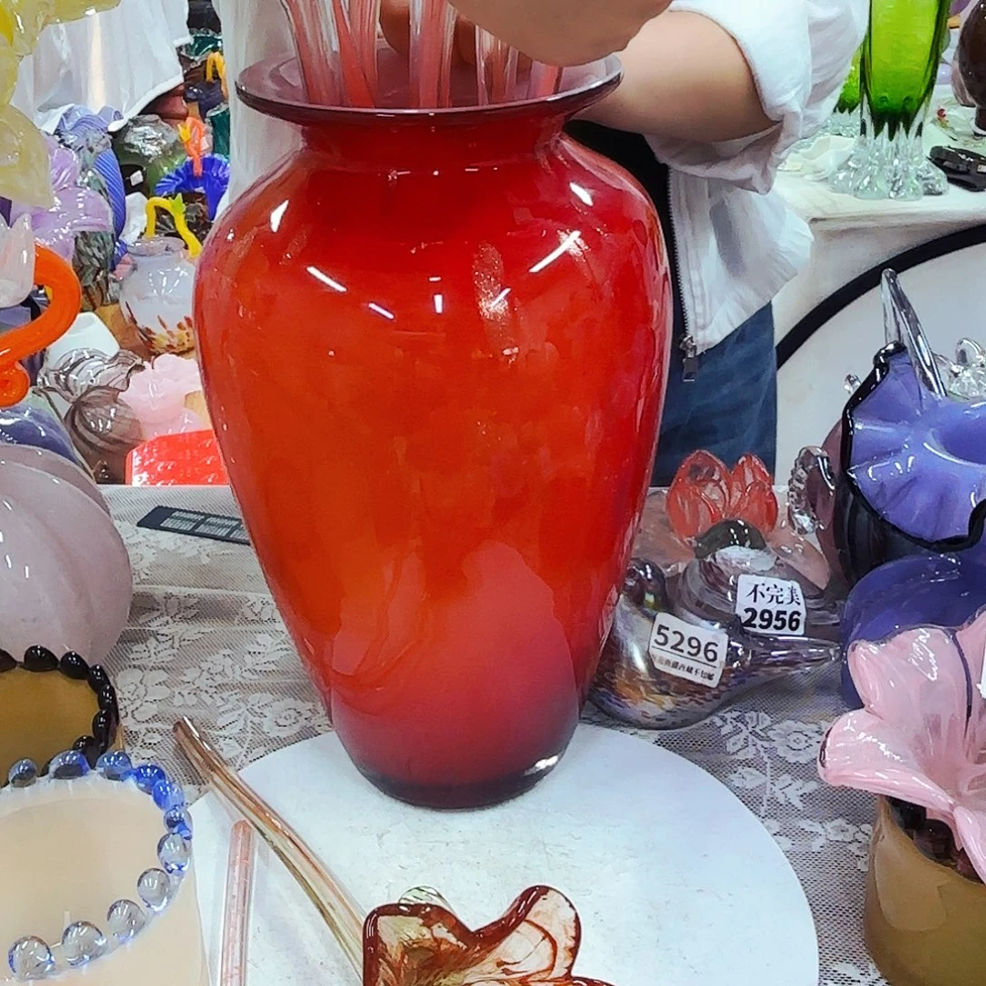不完美琉璃花瓶花器艺术家