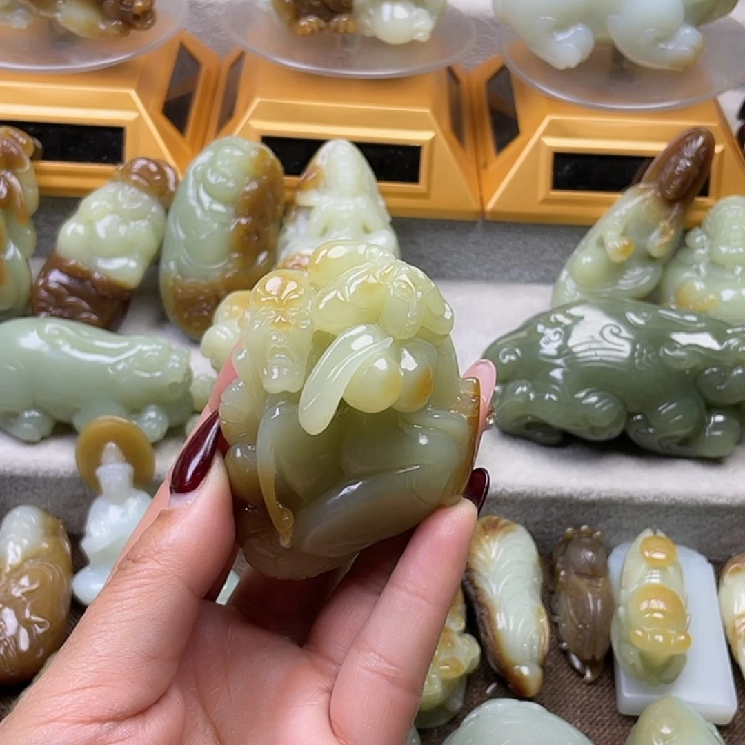 【闪购商品】和田玉把件未镶嵌老*怪