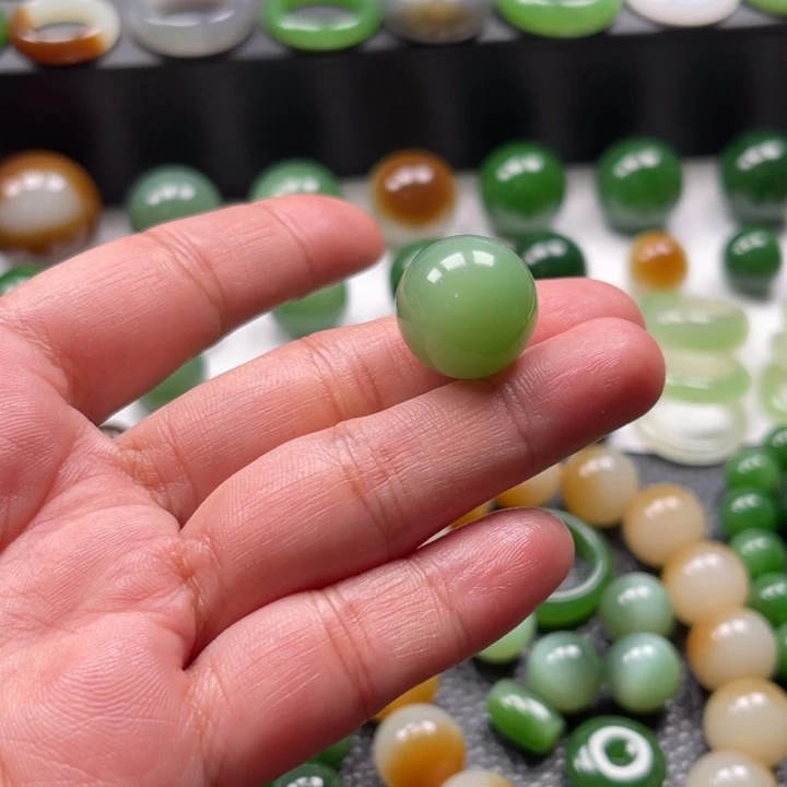 颈饰未镶嵌和田玉（碧玉）勝****籽