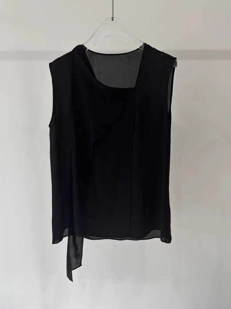 -夏季艾家同款无袖休闲性感衬衫上衣女50615015