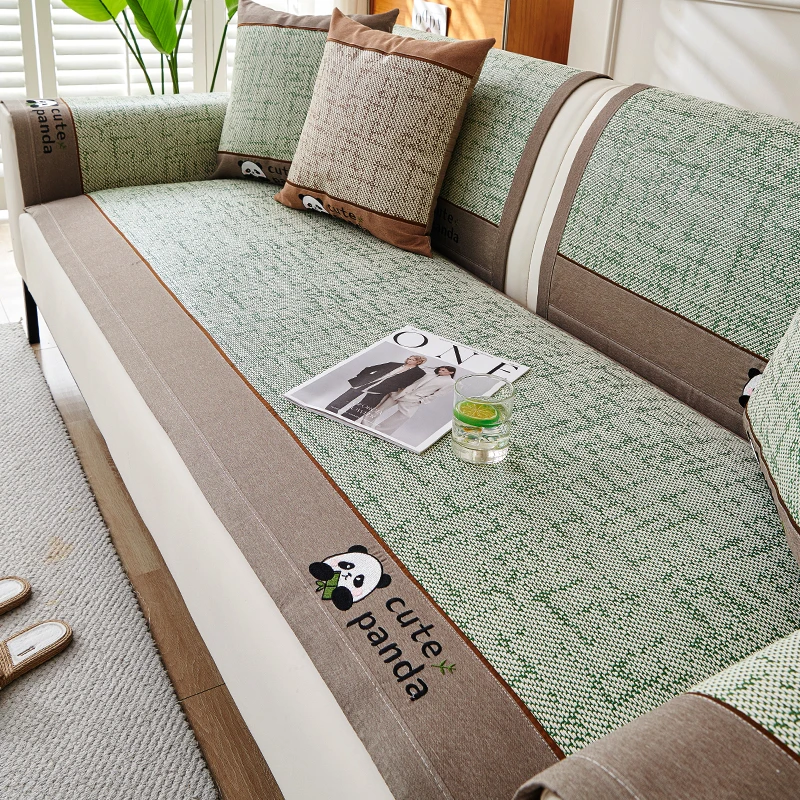 藤席卡通凉感沙发垫夏季沙发凉席垫2025新款夏天沙发凉垫防滑盖布