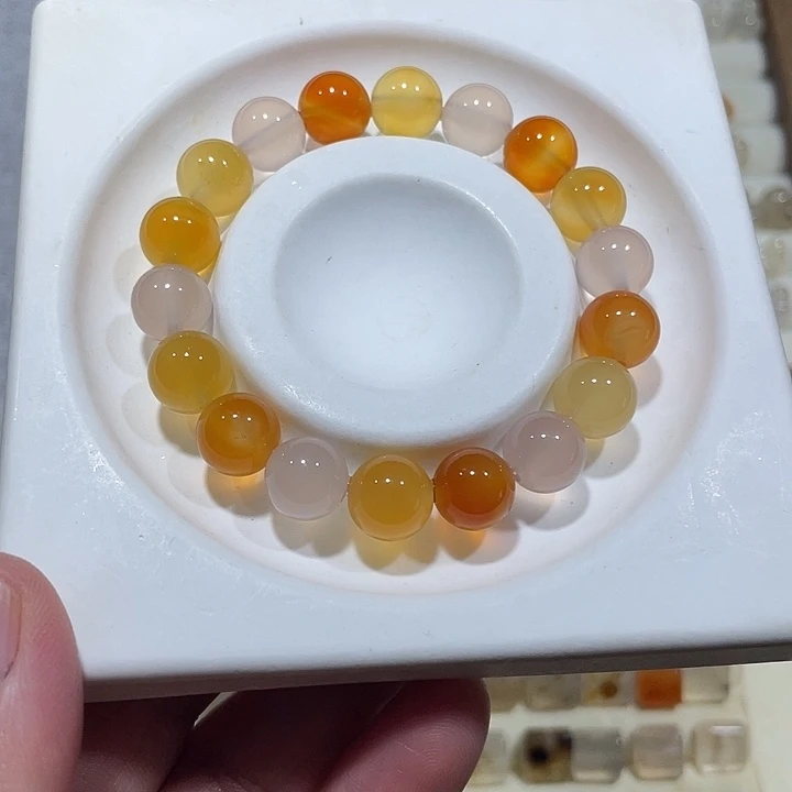 玛瑙/玉髓合金颈饰