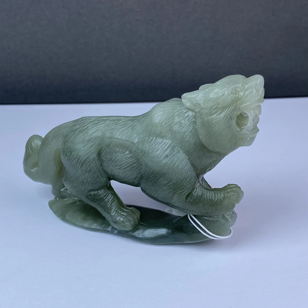 A058 和田玉 青豹摆件