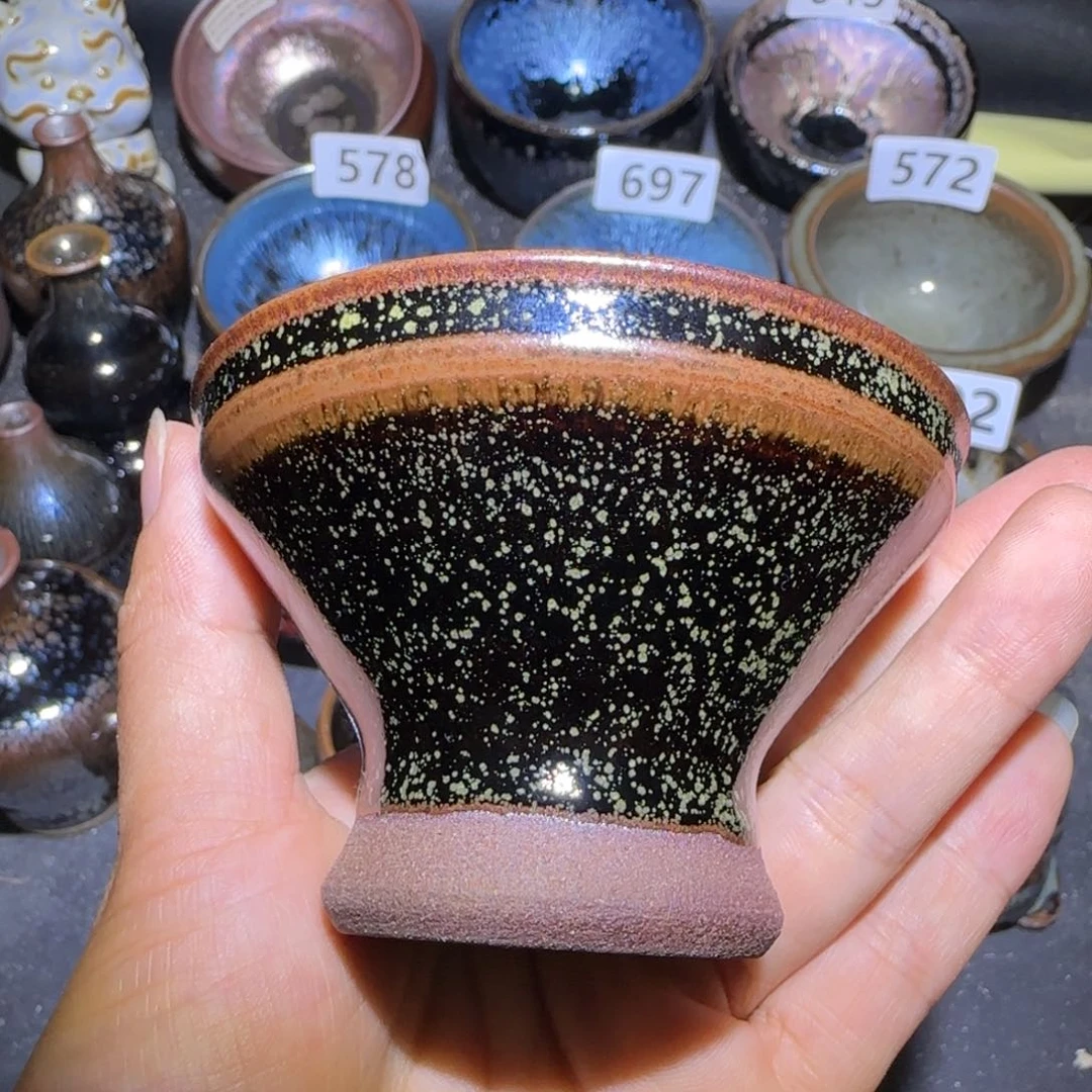 茶盏福建盏茶器玉兰