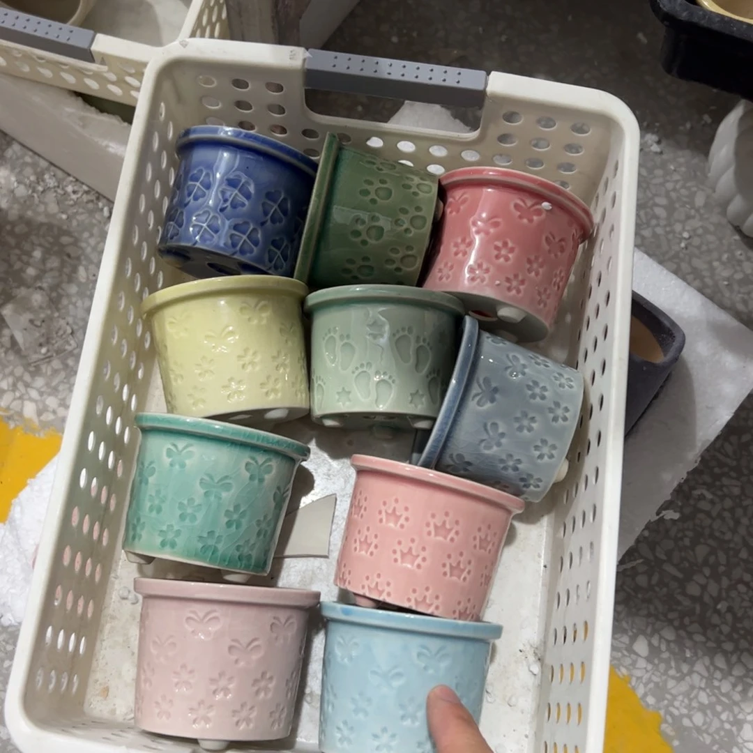 陶瓷陶瓷多肉花盆@@1683