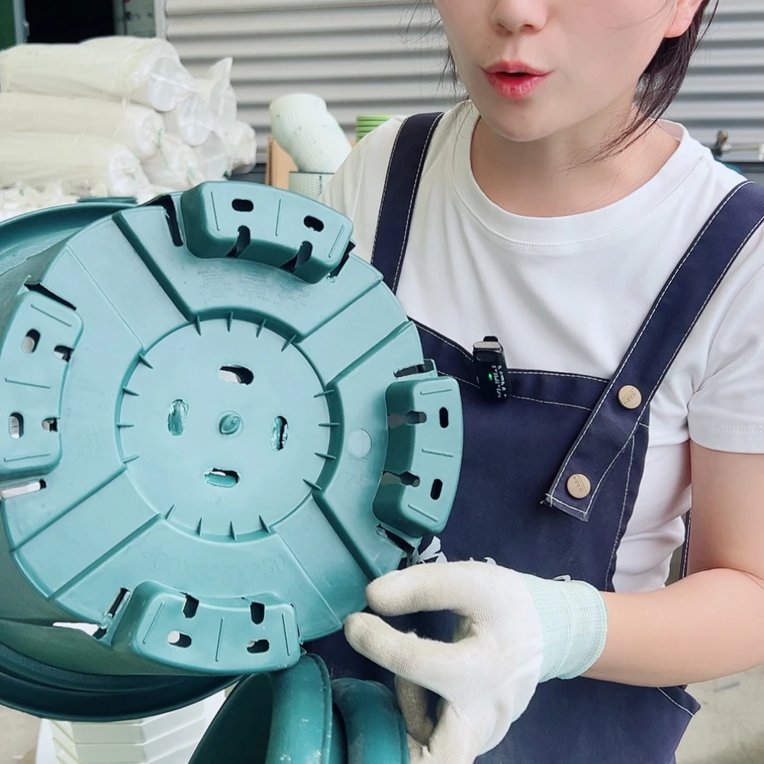 青山盆7#墨绿5个无托