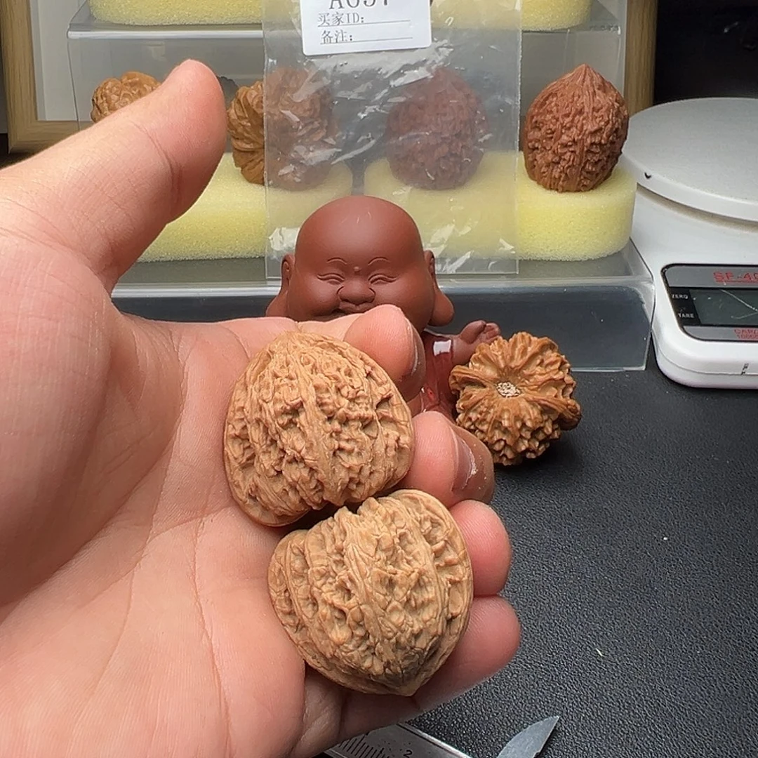 手串/手链核桃A657密纹红宝石36尺全品