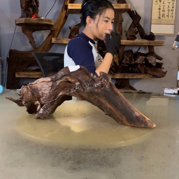 三***·天然的云南紫柚木会黄水
