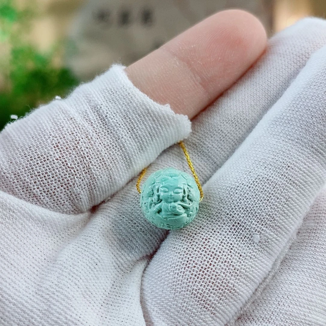 未镶嵌绿松石珠宝奇石