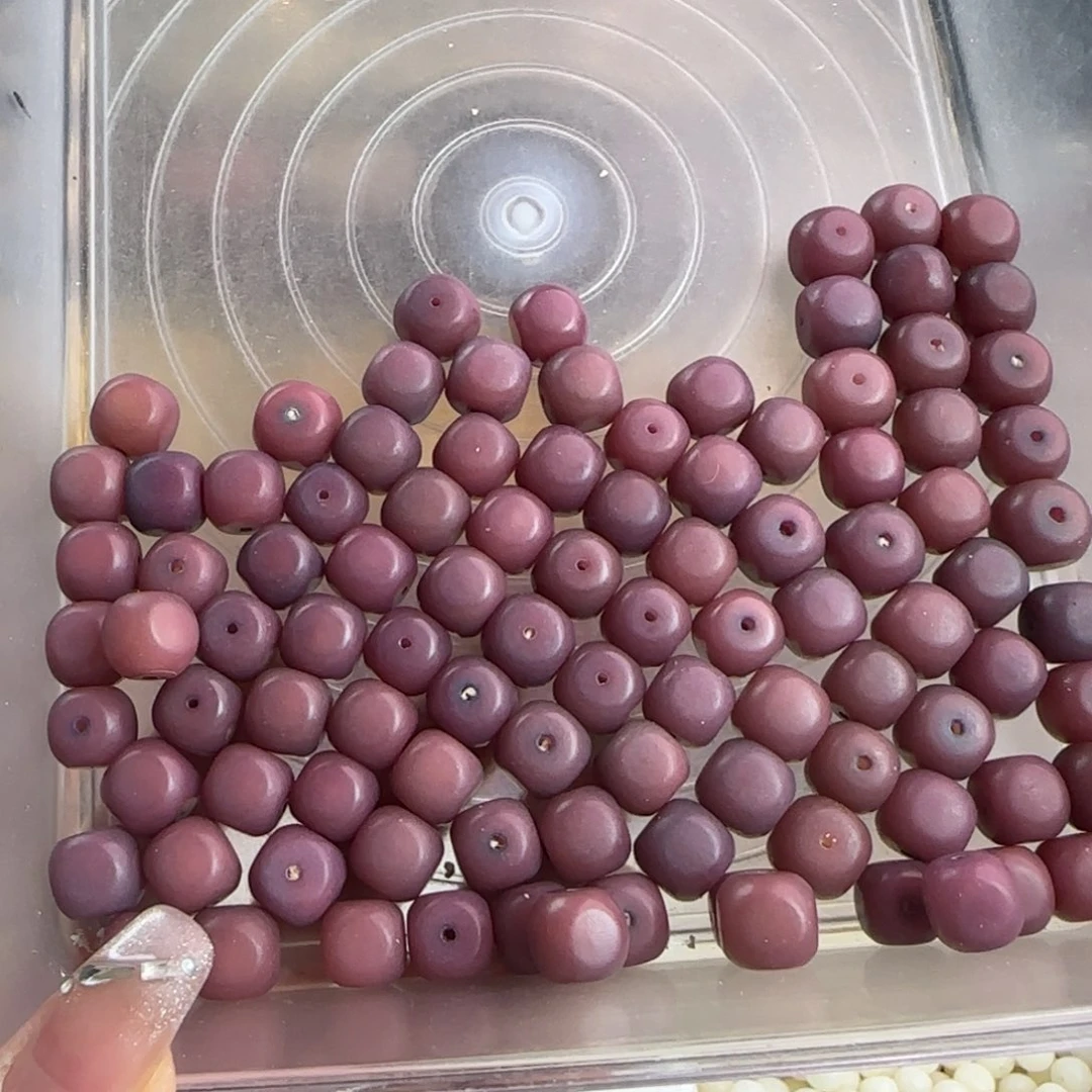 吊坠菩提根/象牙果卡10.6紫色六方30卡牌➕20备珠