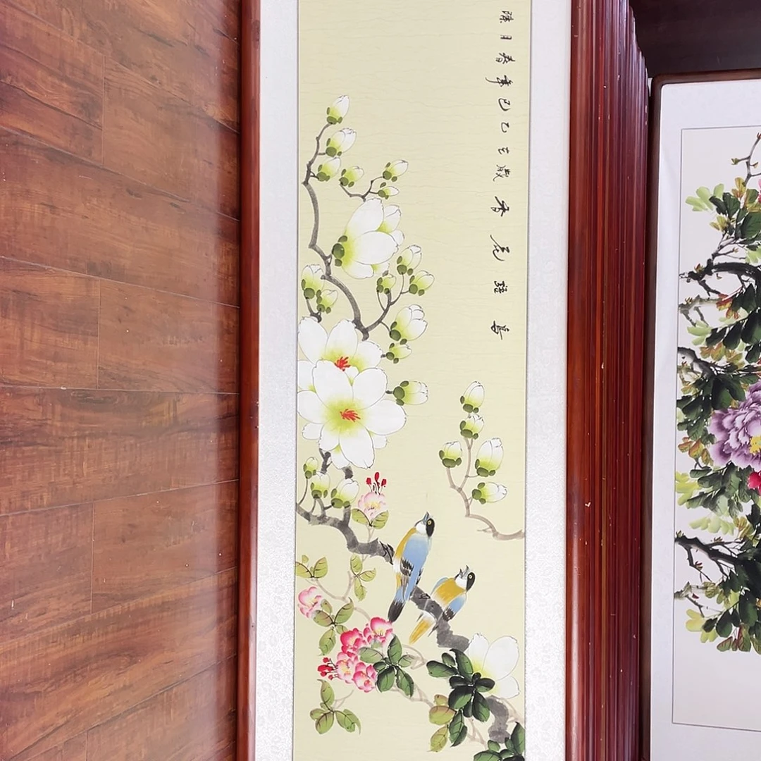 国画带框尺寸48*163厘米