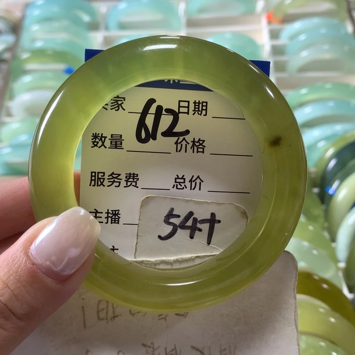 未镶嵌蛇纹石玉手镯612