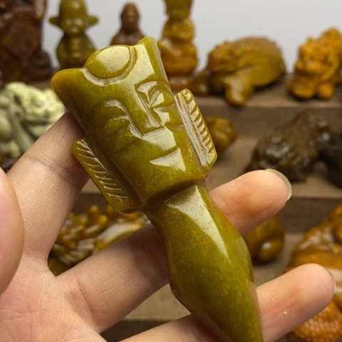 蛇纹石玉未镶嵌颈饰88