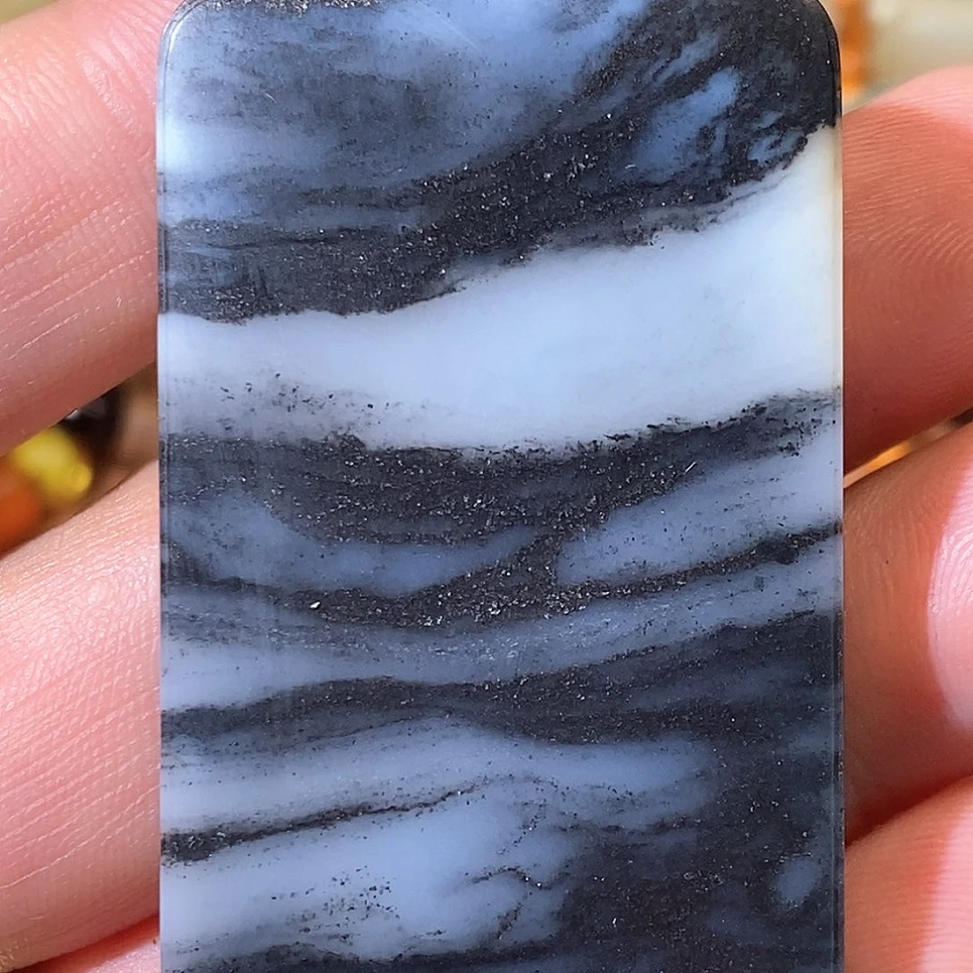 和田玉（墨玉）未镶嵌吊坠(不含链)