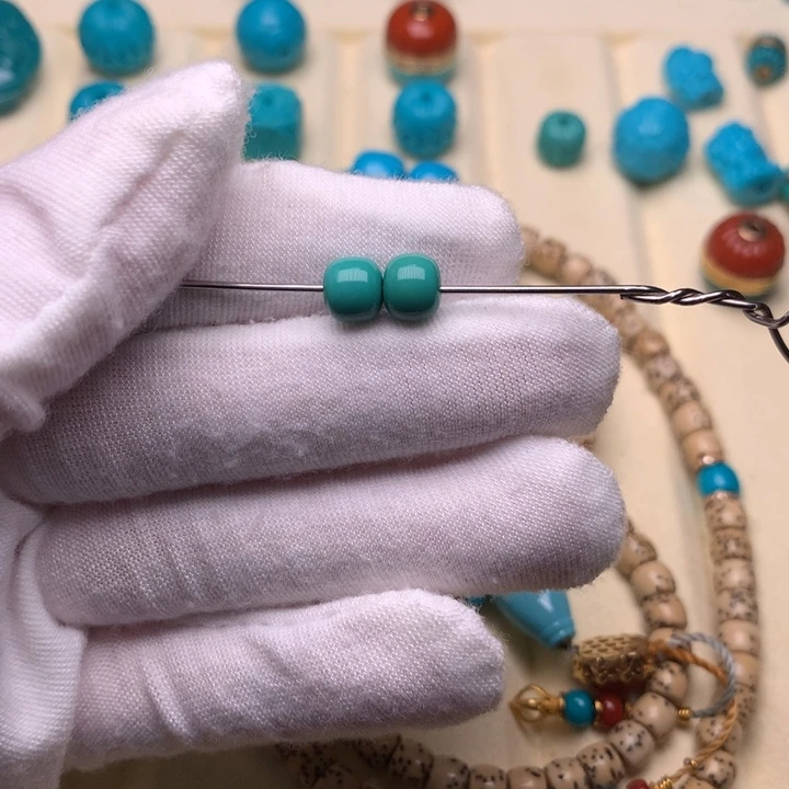 未镶嵌绿松石绿松石老型6.5