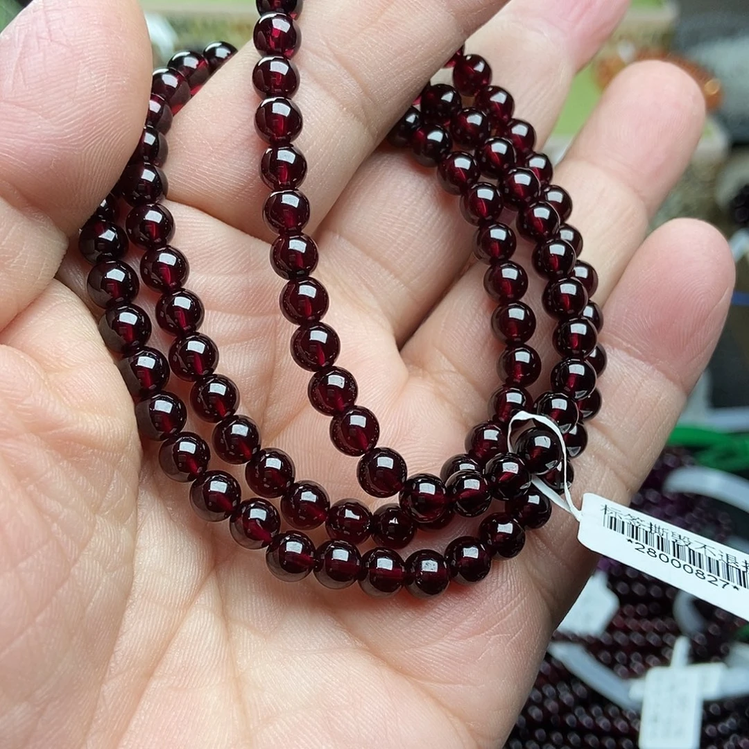 未镶嵌手串石榴石5.8