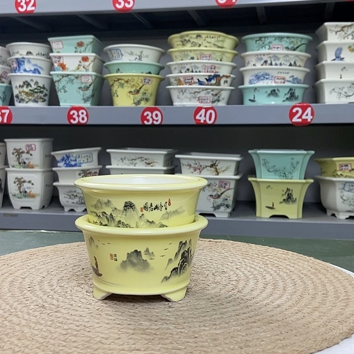 紫砂宜兴紫砂花盆