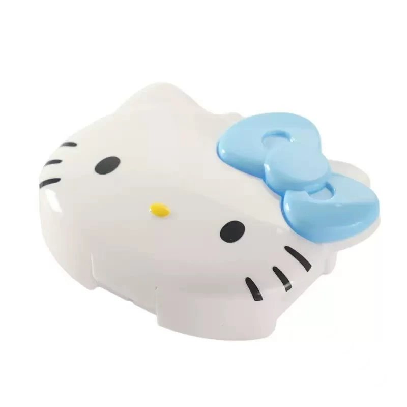 三丽鸥Hello Kitty可爱卡通小药盒便携女分装旅行随身收纳收纳盒