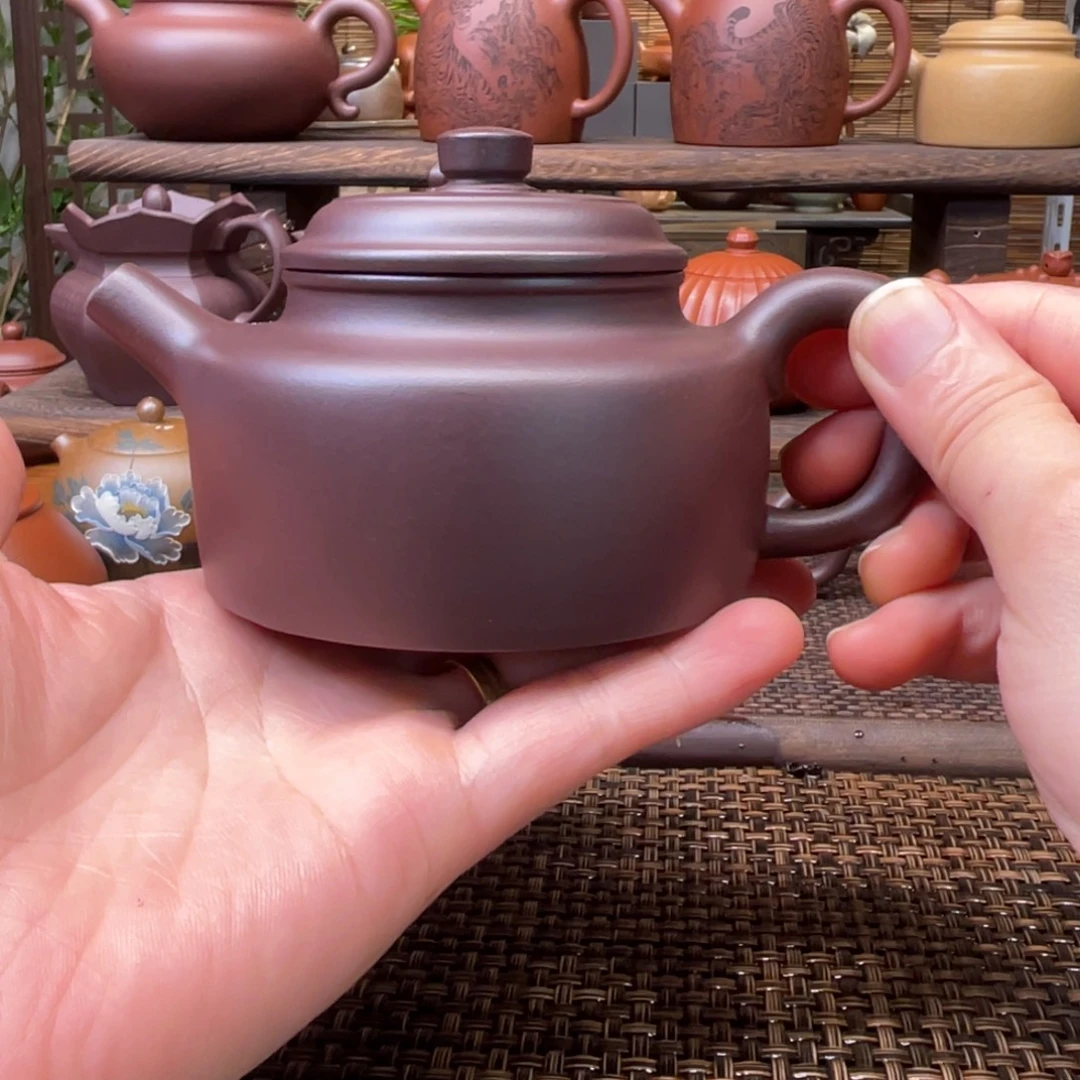 紫砂茶壶宜兴原矿紫砂手工制全170