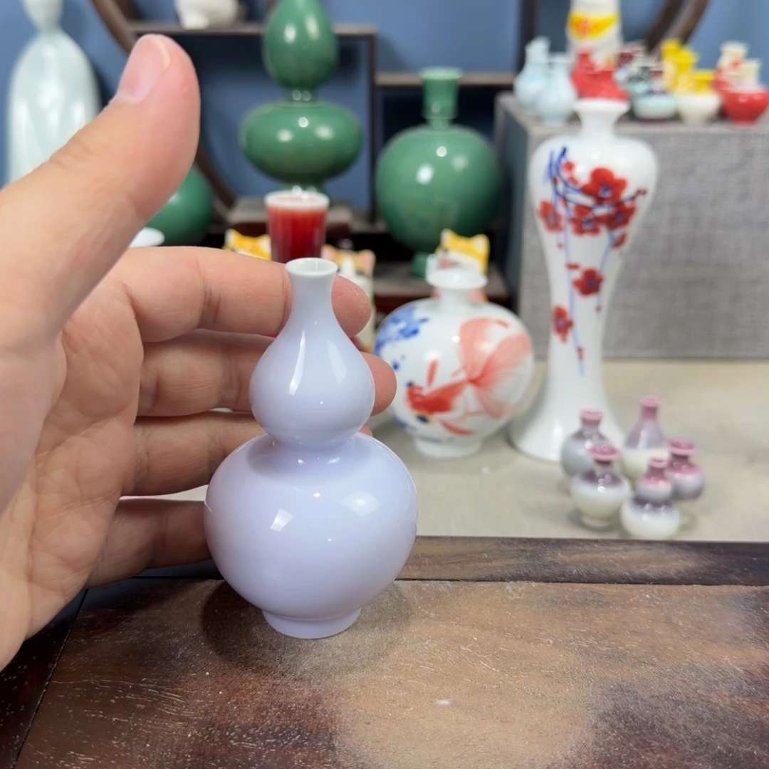 陶瓷手工小花器摆件