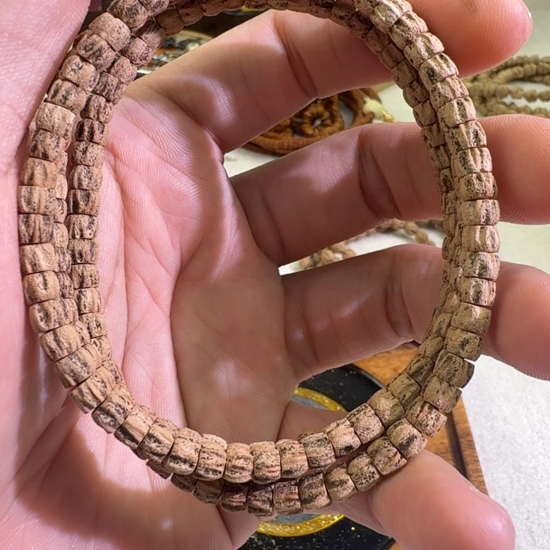 柏香籽/百香籽手串热振红皮厚切 5.7