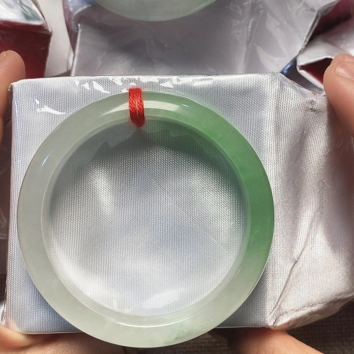 翡翠未镶嵌手镯56-57