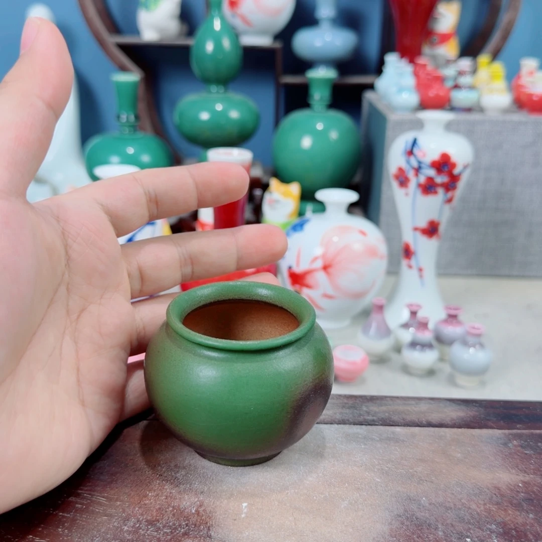 陶瓷手工小花器摆件