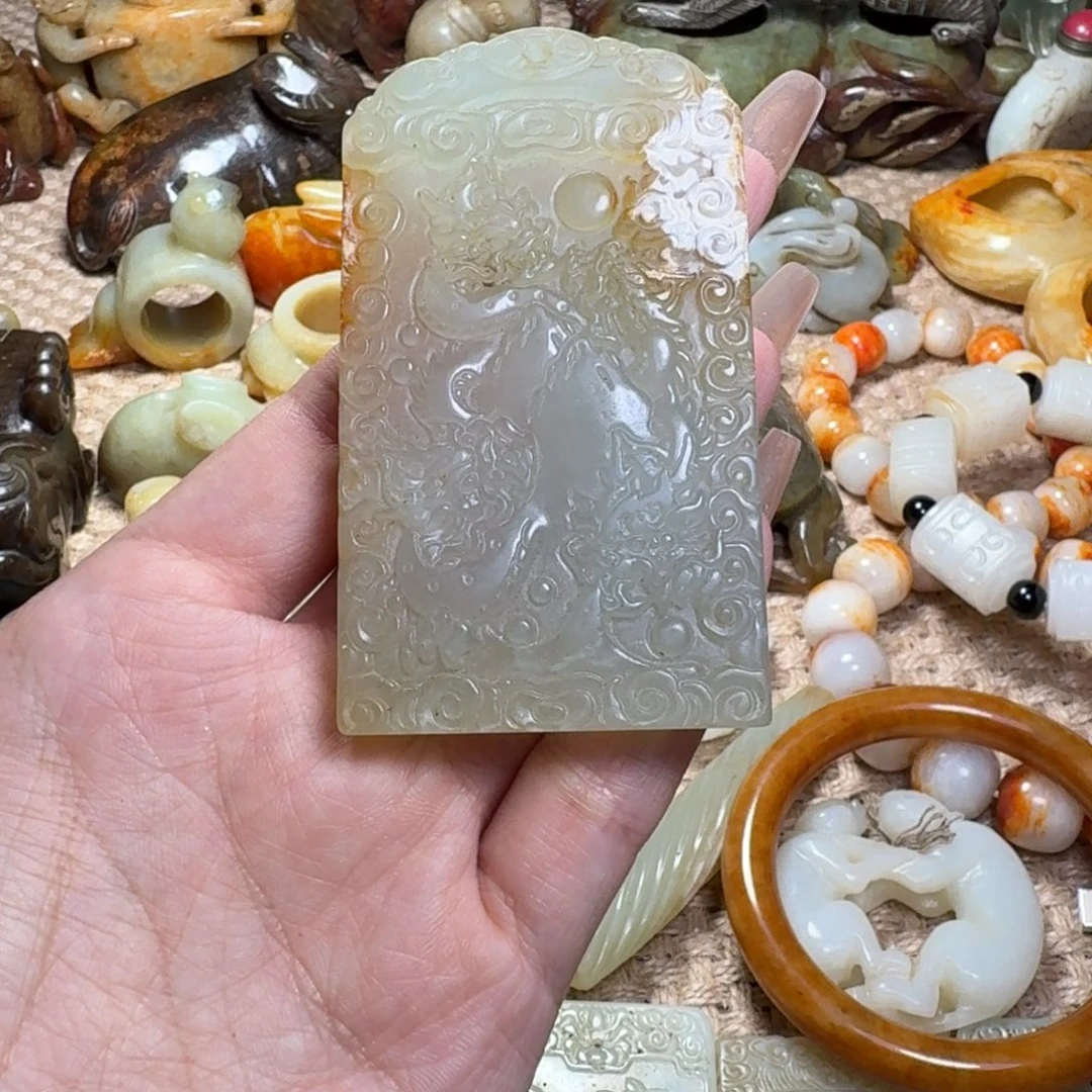 白玉菩提吊坠挂件