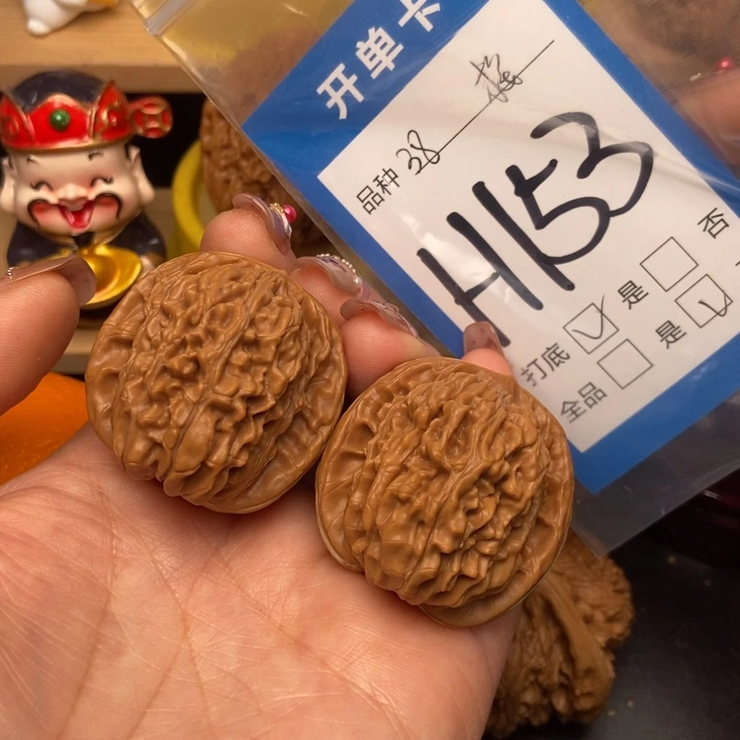 桃核吊坠核桃四座楼狮子头