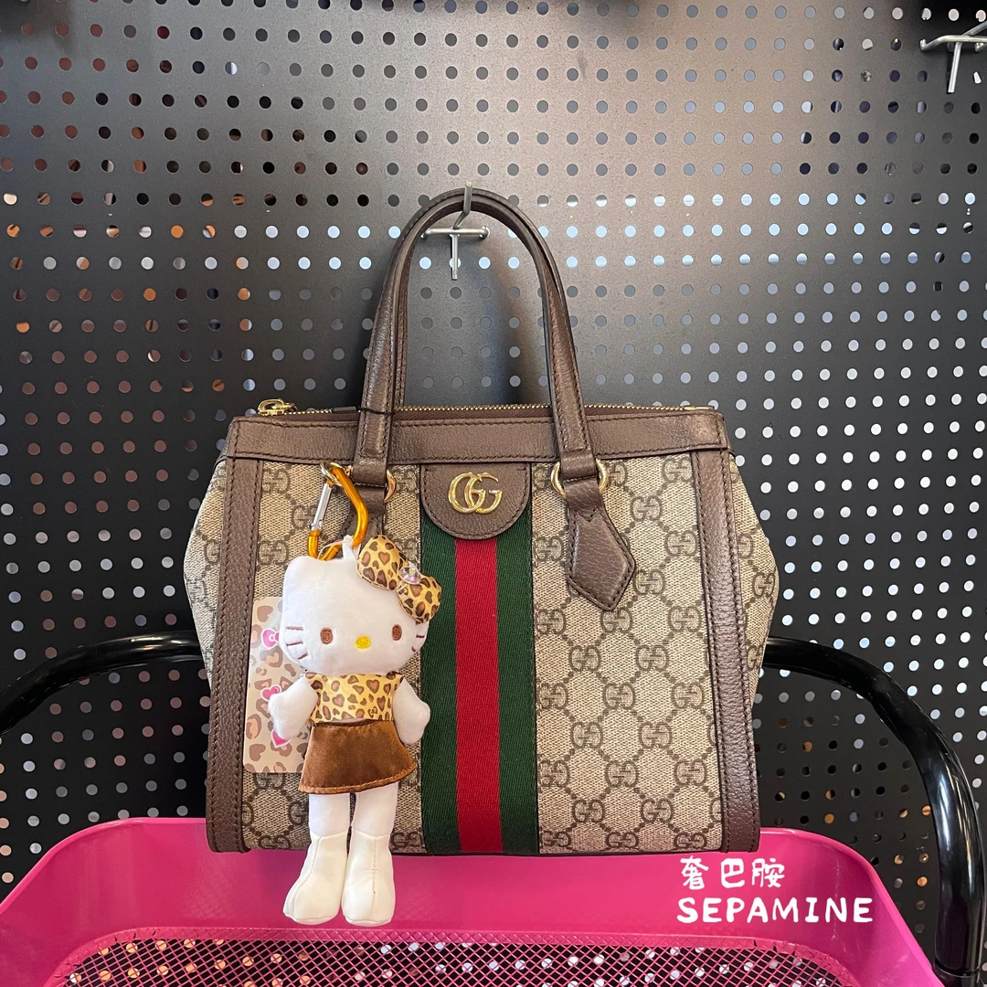 95新 GUCCI/古驰 op托特/小号/斜挎包