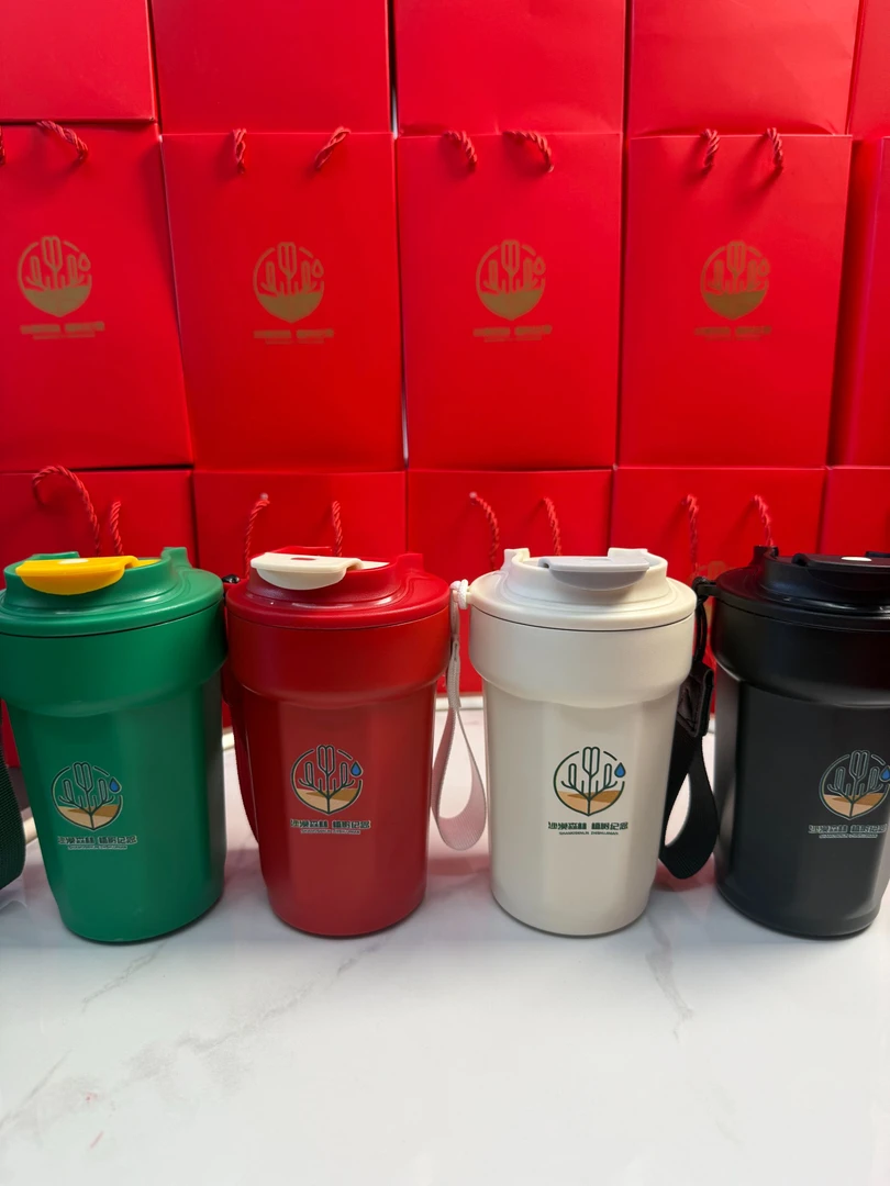 ins风格便携450ml保温杯水杯高颜值便携耐摔随手杯纪念水杯