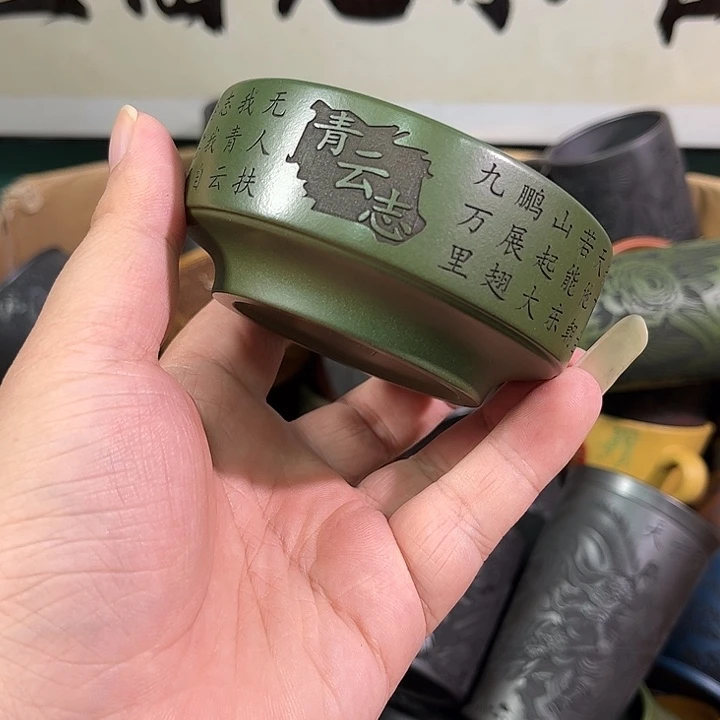 茶杯紫砂全手工紫砂主人杯