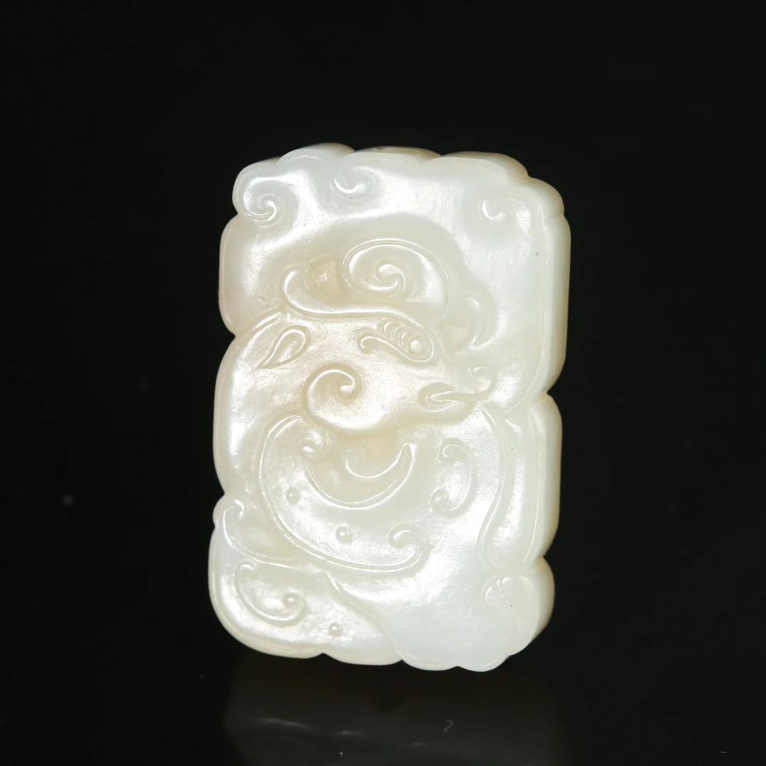 清代和田玉龙纹牌ACZL2509251061