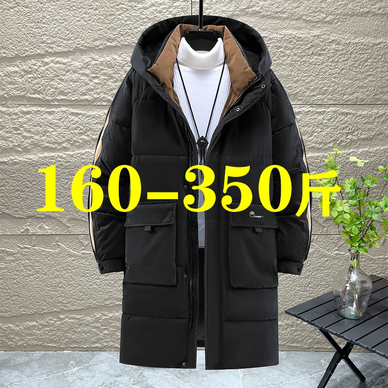 【奥莱撤柜】男士冬季棉衣外套加肥加大码服中长款加厚保暖
