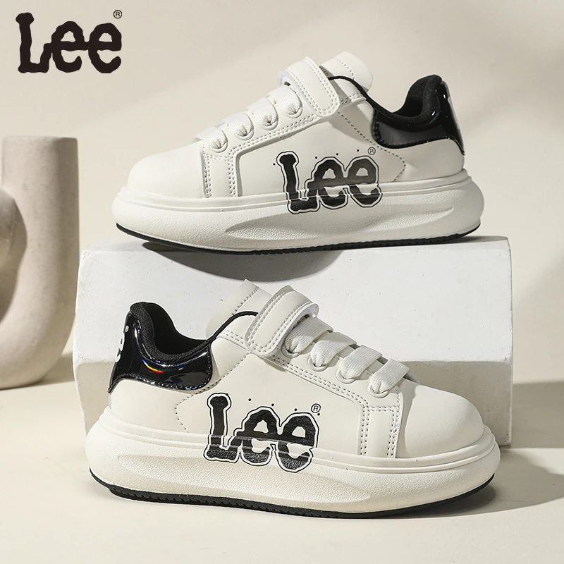 Leekids男童女童时尚百搭经典麦昆小白鞋