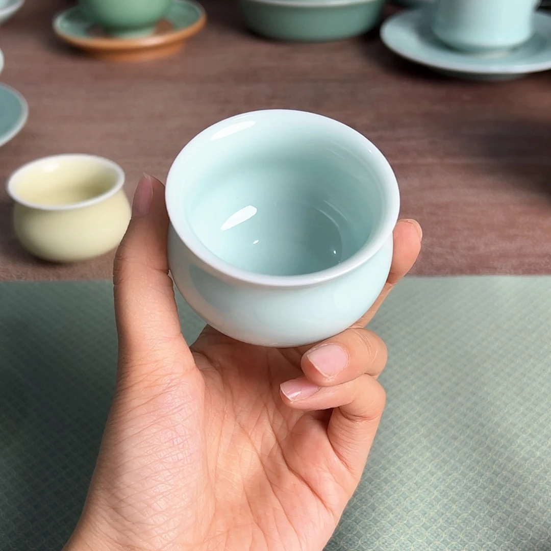 云间青瓷龙泉小米茶器