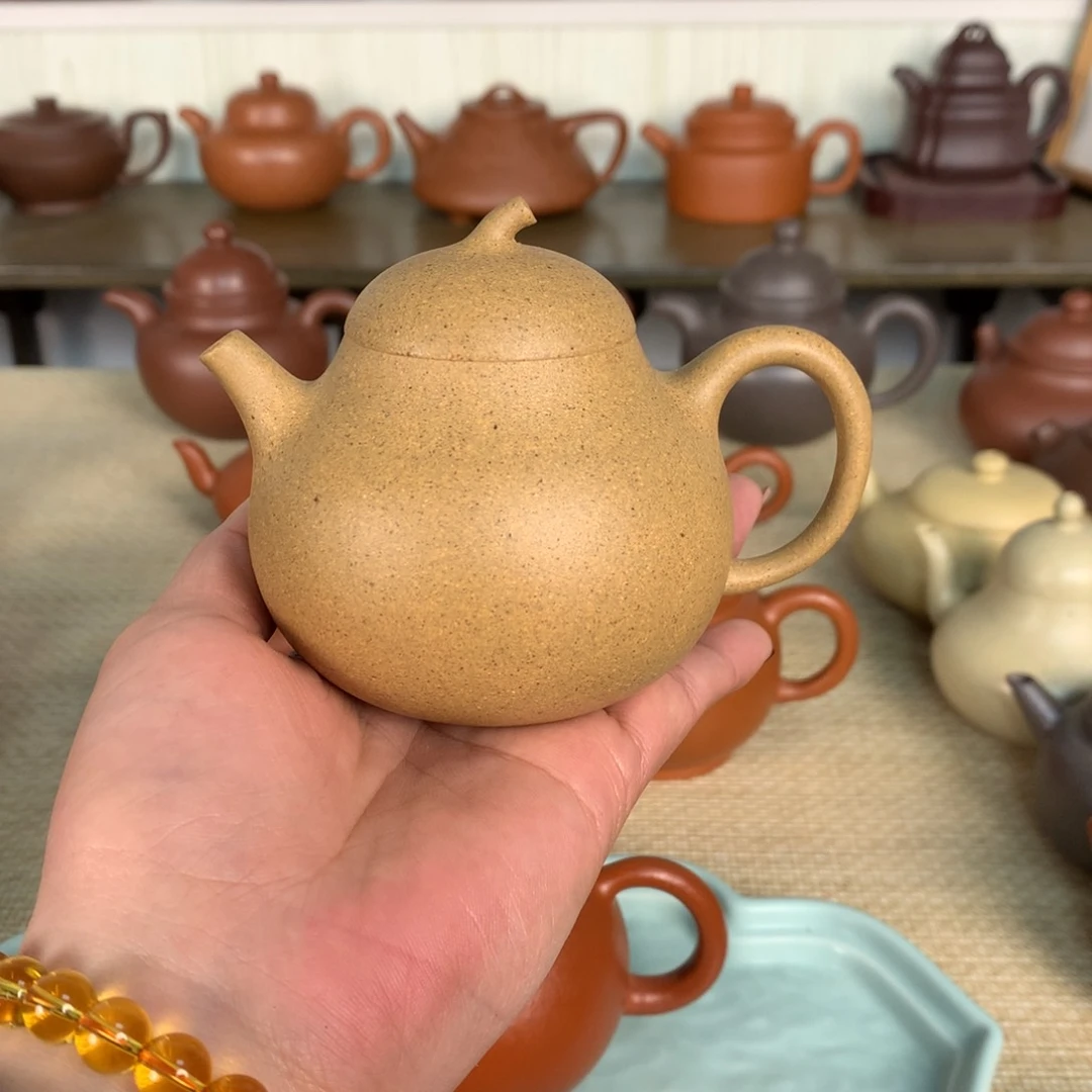 紫砂茶壶茄瓜容量160