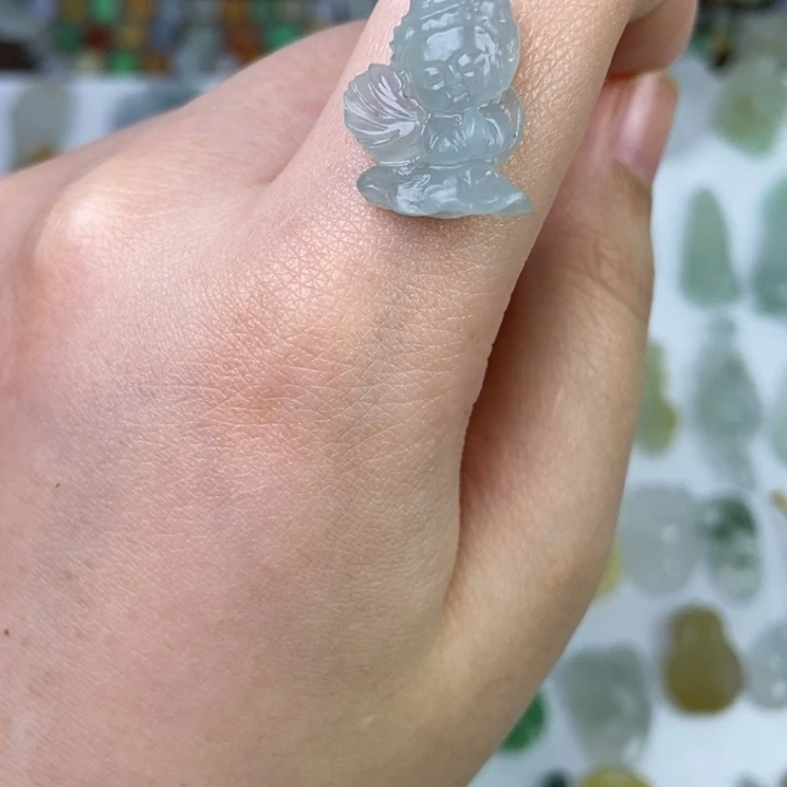 定制翡翠未镶嵌仙子