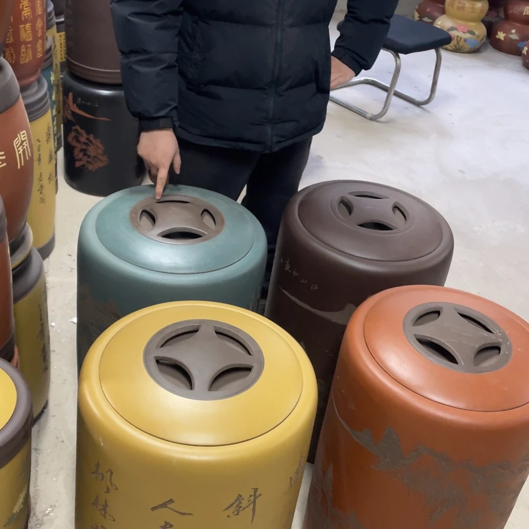 宜兴原矿紫砂茶叶罐