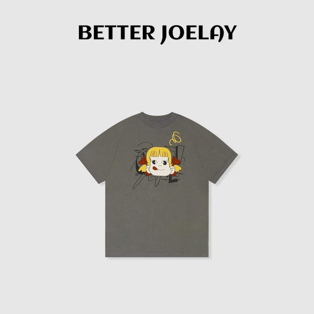 BETTER JOELAY-小版【萌芽趣装】时尚百搭短袖T恤休闲风ZZ3821