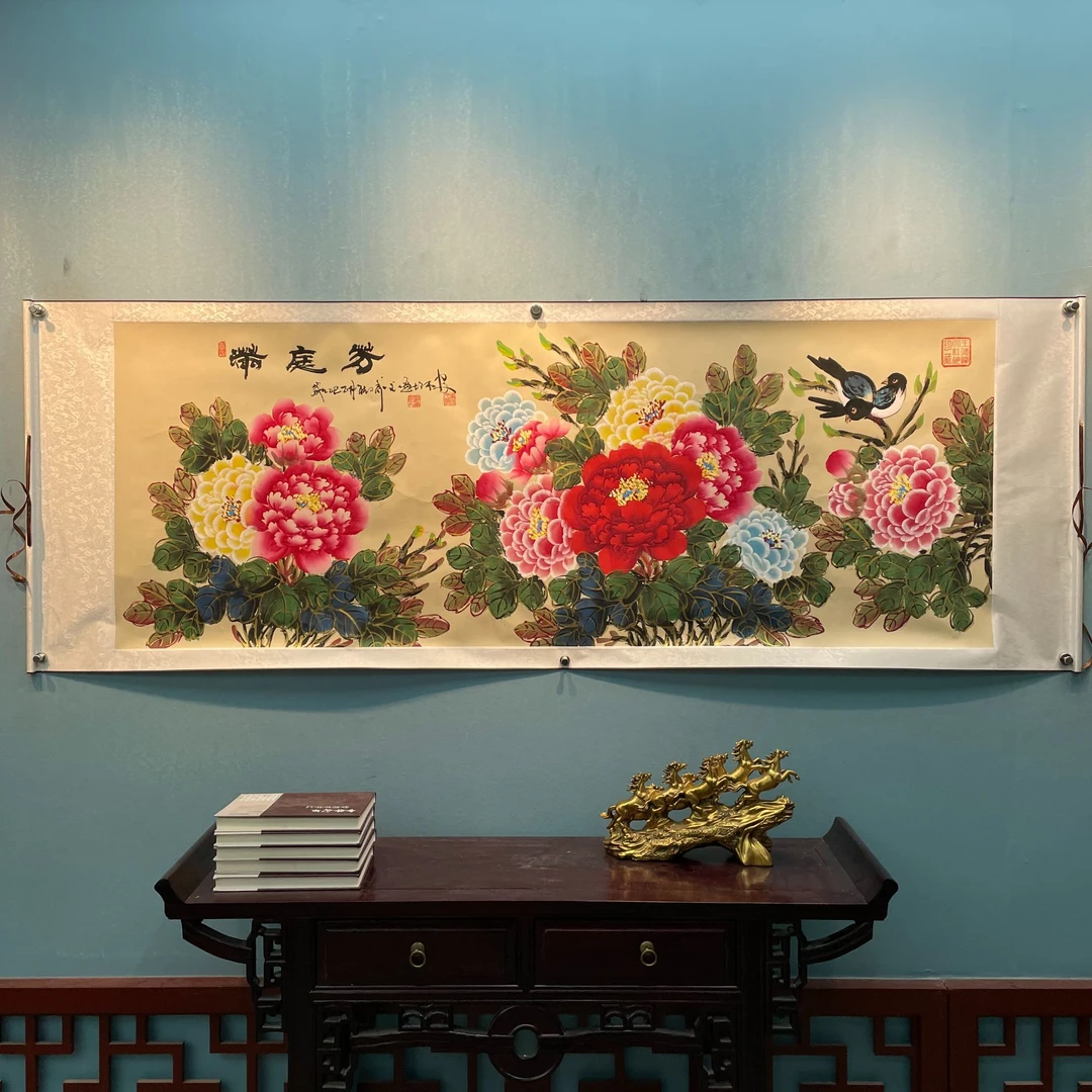 王德峰 《满 庭 芳》小六尺 仿古  轴  205*73cm -金诚