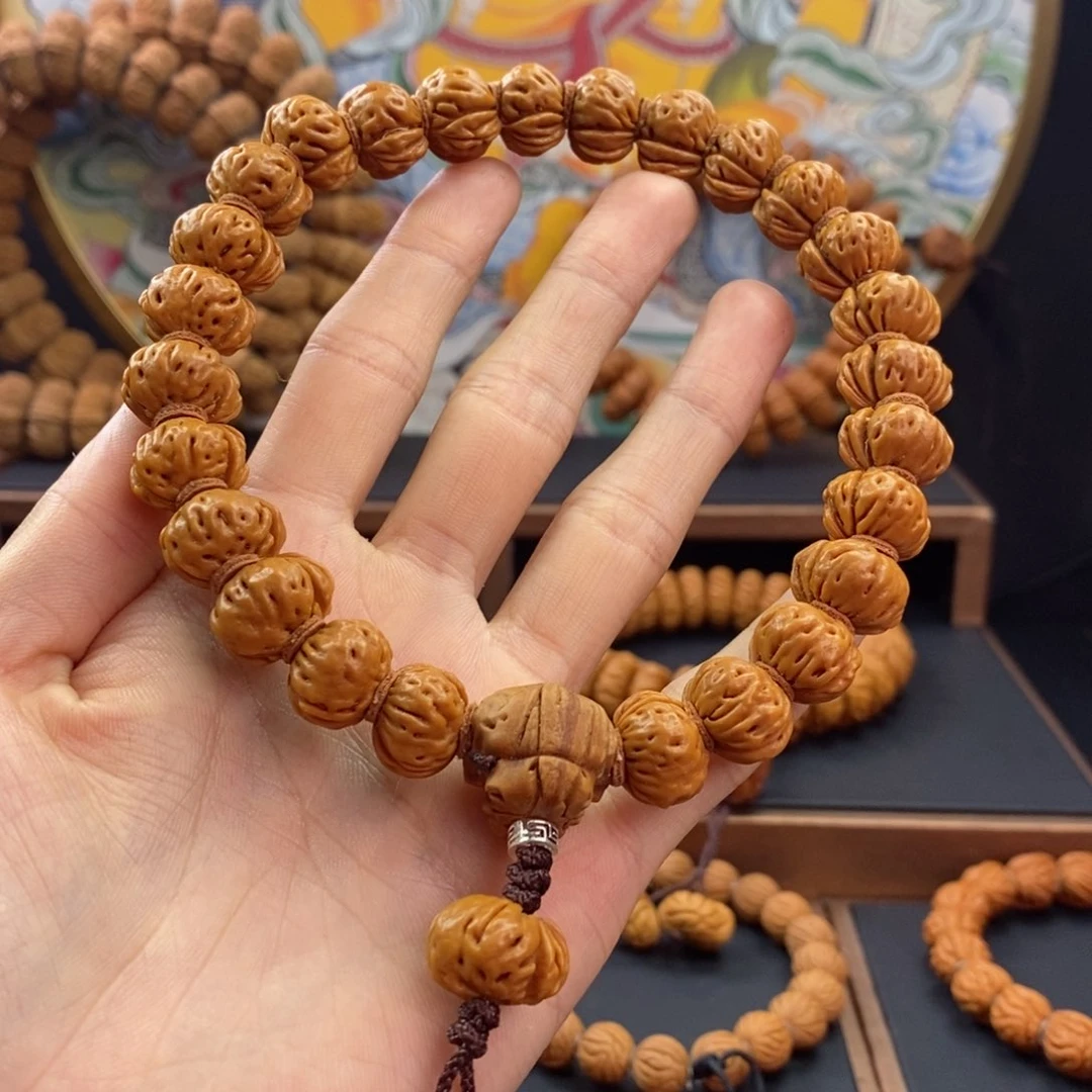 桃核手串龙纹桃核蟠桃