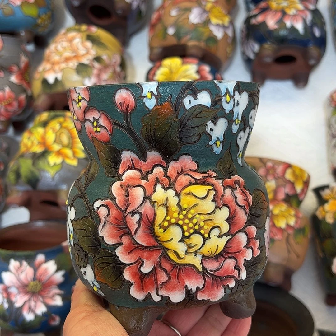 景德镇陶瓷花盆景德镇陶瓷花盆
