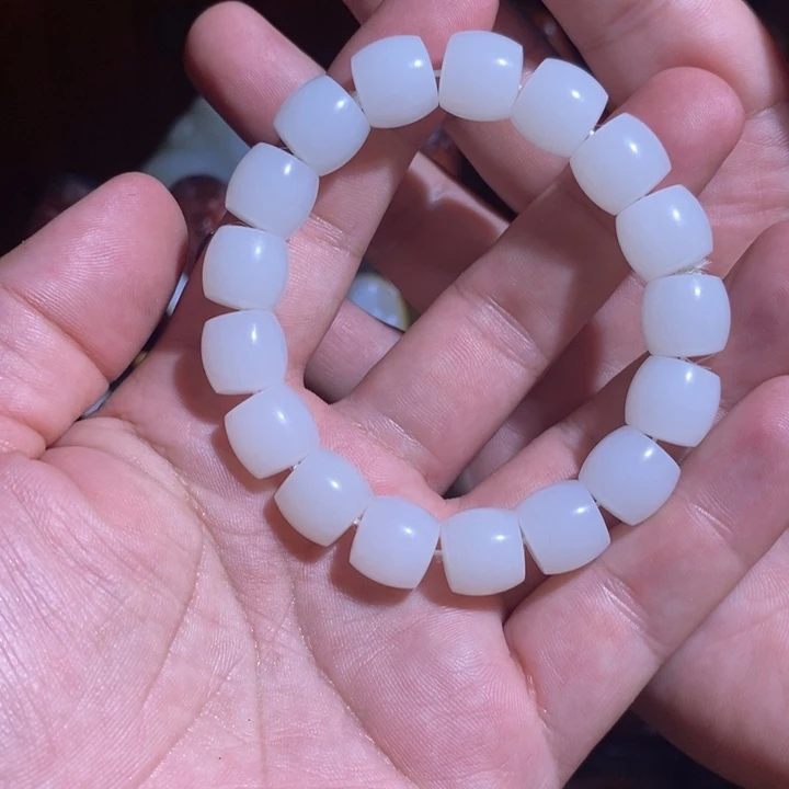 林***风手链未镶嵌和田玉（糖玉）