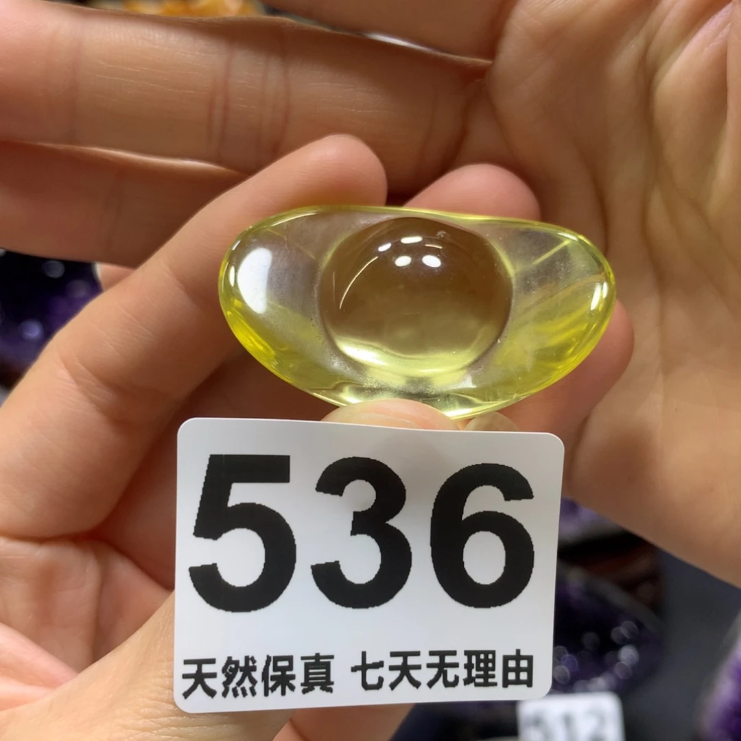 水晶摆件未镶嵌天然黄水晶m