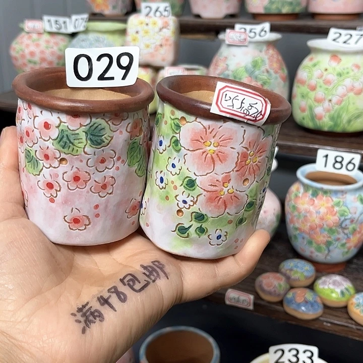 手工制作多肉花盆